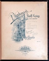 Viszhangok Bánffy György Báró Dalaiból. Kottafüzet összeállítás. Megviselt Félvászon Kötésben - Sonstige & Ohne Zuordnung