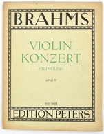 Brahms: Konzert Für Violine Und Orchester Opus 77 - Sonstige & Ohne Zuordnung