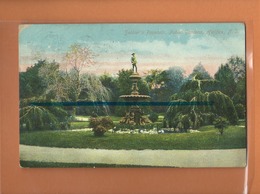 CPA - Soldier's Fountain , Public Gardens , HALIFAX , N S - Cachet Tampon Oblitération - Halifax