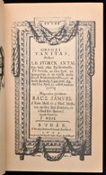 Störck Antal: Orvosi Tanítás. Fordította: Rácz Sámuel. Bp. 1982. Semmelweis Orvostörténeti Múzeum, 11 Sztl. Lev.+274 P.+ - Ohne Zuordnung