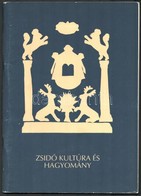 Pataki Mária-Pinter József: Zsidó Kultúra és Hagyomány. I. Köt. Javne-könyvek. Új Sorozat 1. Bp.,én.,Magyar Zsidó Közöss - Ohne Zuordnung