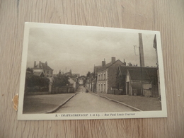 CPA 37 Indre Et Loire Chateaurenault Château-Renault Rue Paul Louis Courrier - Otros & Sin Clasificación