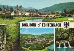 Delcampe - ECHTERNACH    Timbre Au Dos - Echternach