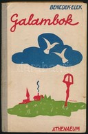 Benedek Elek: Galambok. Elbeszélések Fiatal Leányoknak. Bp.,[1933],Athenaeum, 114+2 P. Ötödik Kiadás. Kiadó Illusztrált  - Ohne Zuordnung