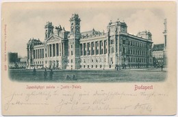 T2/T3 1899 (Vorläufer!) Budapest V. Igazságügyi Palota. Stengel & Co. Emb. - Ohne Zuordnung