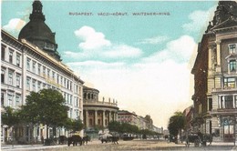 T2/T3 1910 Budapest VI. Váci Körút (Bajcsy Zsilinszky út), Villamosok, Bazilika, üzletek (EK) - Ohne Zuordnung