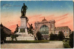 T2/T3 1914 Budapest VII. Keleti Pályaudvar, Baross Szobor - Ohne Zuordnung