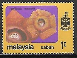 SABAH   -   Fleurs.  1 C.   Neuf  *. - Sabah