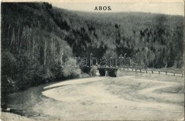 T2/T3 1908 Abos, Obisovce; Híd. Felvétel és Fénynyomat Divald K. Műintézetéből / Bridge (EK) - Ohne Zuordnung
