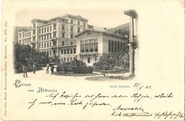 T2/T3 1898 Abbazia, Opatija; Hotel Stefanie (EK) - Ohne Zuordnung