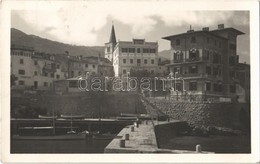 T2 Abbazia, Opatija; Pensione Cap. Casa / Hotel, Villa, "Aida" Boat, Molo. Mayer Photo - Ohne Zuordnung