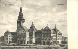 T2/T3 Szabadka, Városháza, Taussig Vilmos üzlete, Városi Kávéház / Town Hall, Shop, Cafe (EK) - Non Classificati