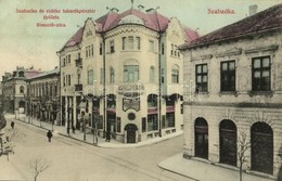 T2 1911 Szabadka, Subotica; Kossuth Utca, Szabadka és Vidéke Takarékpénztár épülete, Kávéház, Fonciere Biztosító Iroda.  - Non Classificati