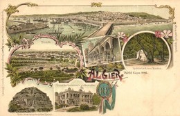 * T1 Algiers, Alger; Bildah, Marabut, Mustapha. Geographische Postkarte V. Wilhelm Knorr No. 171. Art Nouveau Litho - Ohne Zuordnung