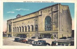 T2/T3 1938 Minneapolis, New Municipal Auditorium, Automobiles (EK) - Ohne Zuordnung