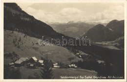 ** T1 1928 Grundlsee, Altausee (Salzkammergut) Der Sattel / General View, Mountains - Ohne Zuordnung