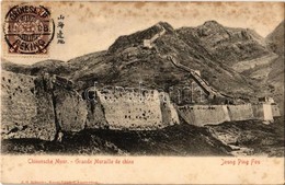 * T2/T3 1908 Beijing, Peking; Chineesche Muur / Grande Muraille De Chine / Joung Ping Fou / Great Wall Of China (fl) - Ohne Zuordnung