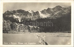 T2/T3 Grainau, Hotel Und Pension Eibsee Mit Zugspitze, Winter (EK) - Ohne Zuordnung