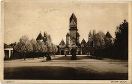 * T2/T3 1929 Leipzig, Krematorium / Crematorium (Rb) - Ohne Zuordnung