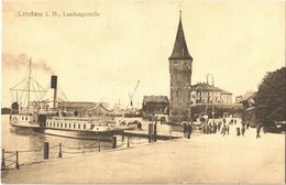 ** T1/T2 Lindau, Landungsstelle / Port, Ship, SS Saentis - Ohne Zuordnung