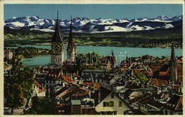 * T2 1936 Zürich, Zurich Von Der Urania Aus / General View. Photoglob-Wehrli & Vouga & Co. - Ohne Zuordnung