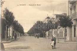 * T1/T2 Bizerte, Boulevard De Mateur, Photographie Karsenty / Street, Photographer - Ohne Zuordnung