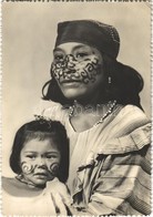 ** T2/T3 Venezuela Pintoresco, Sus Costumbres Y Paisajes, India Goajira (Edo Zulia) / Indian Woman And Child From The Gu - Ohne Zuordnung