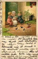 * T2/T3 1927 Children Art Postcard. A.R. Nr. 1321. S: Pauli Ebner (EK) - Ohne Zuordnung