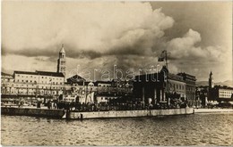 * T2/T3 1918 Az Osztrák-Magyar Haditengerészet SMS Warasdiner Rombolója Split Kikötőjében / WWI Austro-Hungarian Navy, K - Ohne Zuordnung