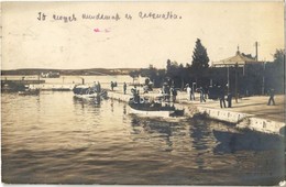 T2 1915 Pola, Molo Bellona / WWI Austro-Hungarian Navy, K.u.K. Kriegsmarine, Naval Base In Pula, Boats, Mariners. Phot.  - Ohne Zuordnung