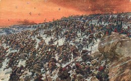 ** T2/T3 WWI Military Attack On The Ridge By Crouy S: Hans W. Schmidt (EK) - Ohne Zuordnung