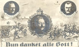 T2 Wilhelm II, General Von Emmich, Kronprinz Rupprecht Von Bayern, Nun Danket Alle Gott! - Ohne Zuordnung