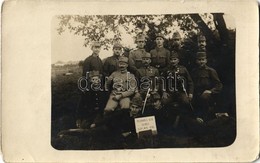 ** T3 1916 Rechnungs U. O. Schule (Unteroffizierschule), Eger / WWI Austro-Hungarian K.u.K. Military Officers. Photo (wo - Ohne Zuordnung