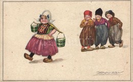 * T2 Italian Art Postcard, Folklore, Anna Gasparini S: Mauzan - Ohne Zuordnung