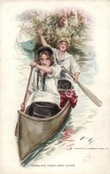 ** T2/T3 Paddling Their Own Canoe, Reinthal & Newman N.Y. No. 611. S: Harrison Fisher (EK) - Ohne Zuordnung