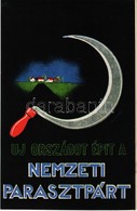 ** T1 Új Országot épít A Nemzeti Parasztpárt! Kiadja A Nemzeti Parasztpárt Hadifogolygondozó Osztálya / Hungarian Nation - Ohne Zuordnung