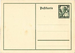 ** T2/T3 NSDAP German Nazi Party Propaganda Postcard, Swastika. 6+4 Ga. (fl) - Ohne Zuordnung