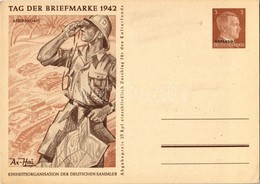 ** T2 1942 Tag Der Briefmarke, Afrikakorps. Einheitsorganisation Der Deutschen Sammler / WWII Day Of The German Stamp, N - Ohne Zuordnung