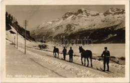 ** T2 Skijöring Am Silvapfanasee / Skijoring, Skiers Pulled By Horses, Winter Sport. Wehriverlag Kilchberg (Zch.) - Ohne Zuordnung