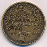 Bognár György (1944-) 1990. "MÉE Budapest / Nagy Imre A Magyar Nép Mártírja" Br Emlékérem (42,5mm) T:1 Adamo BP32 - Ohne Zuordnung