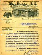 CHEMNITZ Sachsen Rechnung 1922 " Max Kohl AG - Präzisionsmechanik & Elektrotechnik " - Elektriciteit En Gas