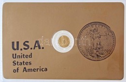 DN "USA" Modern Mini Au Pénz, Lezárt, Eredeti Műanyag Tokban (0.333) T:2 (BU) ND "USA" Au Modern Mini Au Coin In Sealed  - Ohne Zuordnung
