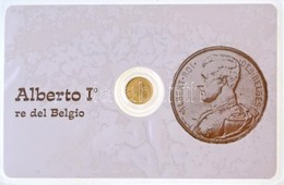 DN "I. Albert" Modern Mini Au Pénz, Lezárt, Eredeti Műanyag Tokban (0.333) T:BU ND "Albert I." Au Modern Mini Au Coin In - Ohne Zuordnung