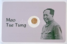 DN "Mao Ce Tung" Modern Mini Au Pénz, Lezárt, Eredeti Műanyag Tokban (0.333) T:BU ND "Maotse Tung" Au Modern Mini Au Coi - Ohne Zuordnung