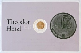 DN "Theodor Herzl" Modern Mini Au Pénz, Lezárt, Eredeti Műanyag Tokban (0.333) T:BU ND "Theodor Herzl" Au Modern Mini Au - Ohne Zuordnung