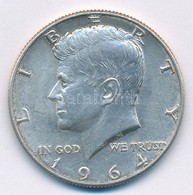 Amerikai Egyesült Államok 1964D 1/2$ Ag "Kennedy" T:1-,2 USA 1964D 1/2 Dollar Ag "Kennedy" C:AU,XF  Krause KM#202 - Ohne Zuordnung