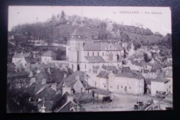 Carte Postale Ancienne - Chailland -Vue Générale - Peinture- Vitrerie Ludovic Biais-Venot, à Andouillé - Chailland