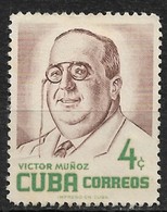 Cuba 1956. Scott #557 (MH) Victor Munoz (1873-1922), Founder Of Mother's Day  (Complete Issue) - Unused Stamps