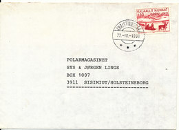 Greenland Cover Christianshab 22-10-1981 - Lettres & Documents