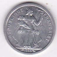 Polynésie Francaise . 1 Franc 1965, En Aluminium - Polynésie Française